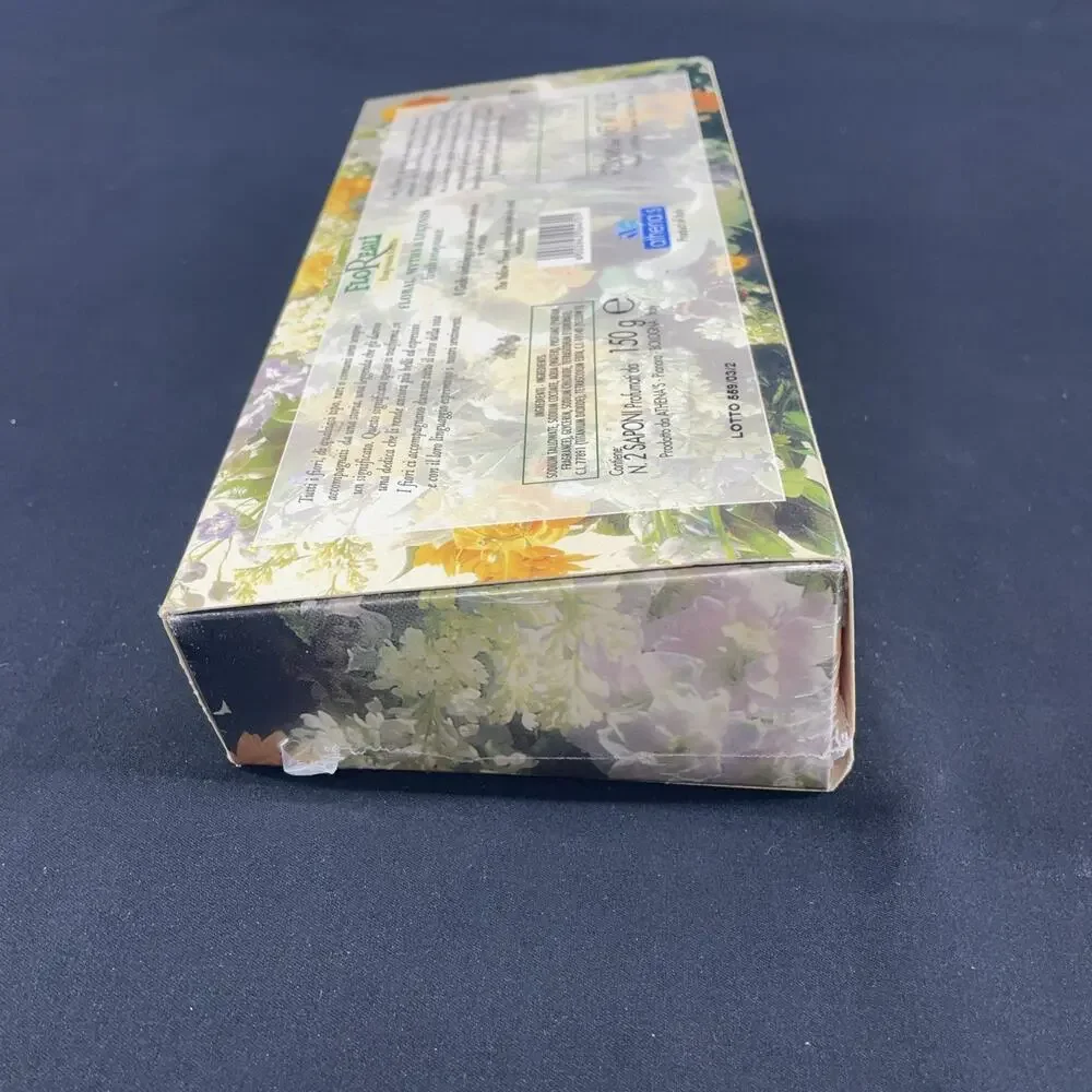 Vtg Floral Myths & Legends Fresh Fragrance Bar Soap 10.6 oz Bologna Italy Athens